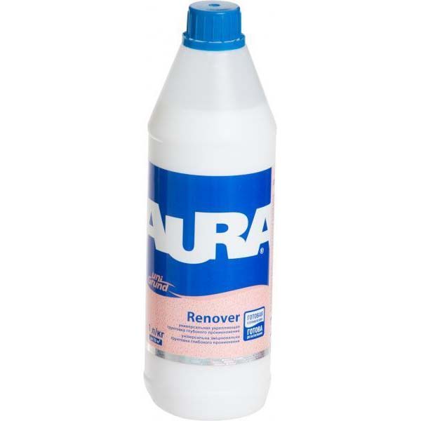 Ґрунтовка глибокопроникна Aura Unigrund Renover 1 л
