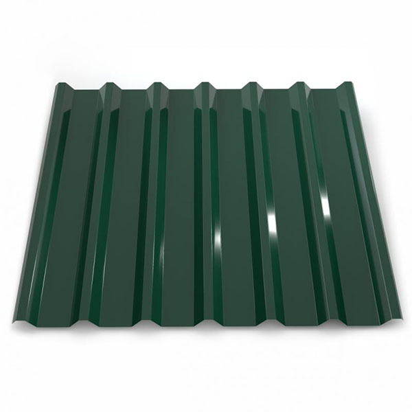 Профнастил глянцевий PSM H-35 1100x2000 мм RAL 6005 зелений