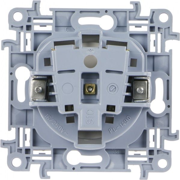 Розетка без заземления Simon 10 без шторок белый CG1.01/11