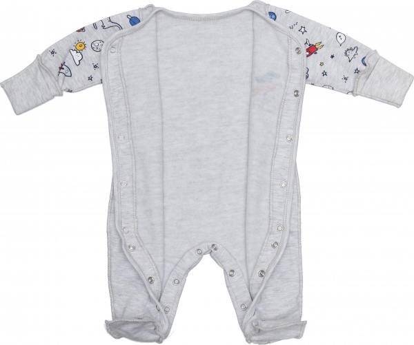 Комбинезон унисекс Фламинго р.56 меланж 365-304 