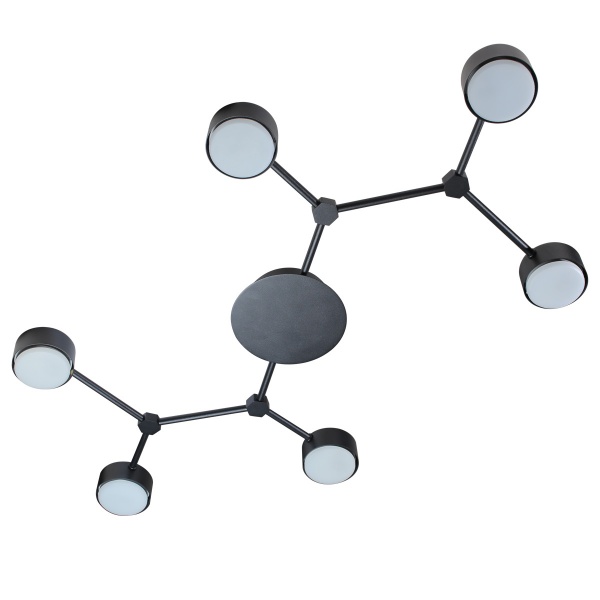 Люстра Светкомплект Atom 6xGX53 черный 