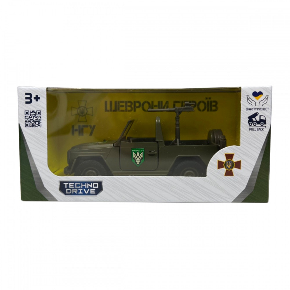 Модель TechnoDrive 1:32 серии Шевроны Героев Штурмовая машина БОН НГУ им. Кульчицкого 250329W2
