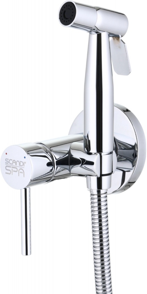 Смеситель ScandiSPA Vali с гигиеническим душем хром