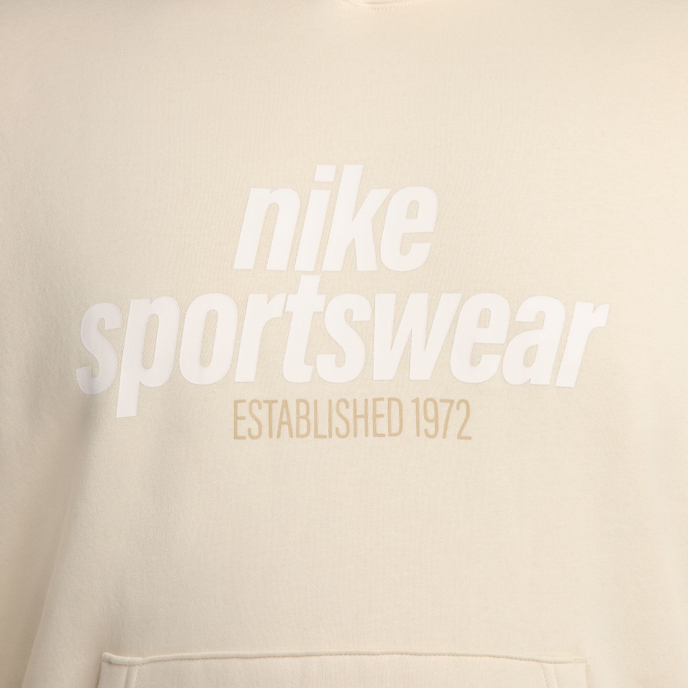 Джемпер Nike M NK CLUB BB PO HDY NSW GFX HJ2159-234 р.M бежевий