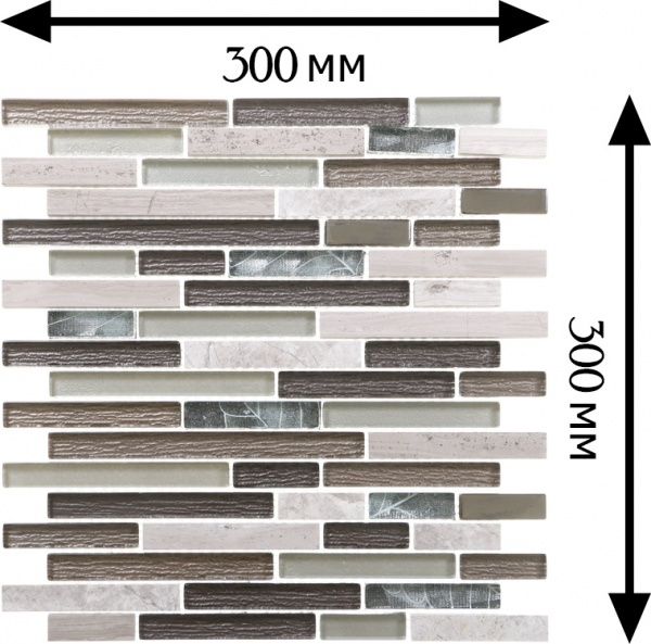 Плитка Intermatex Brick Grey 30х30 