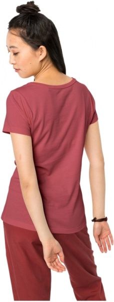 Футболка Jack Wolfskin FLOWER LETTER T W 1806921-3038 L бордовий