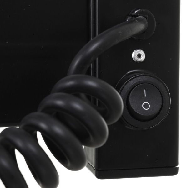 Полотенцесушитель электрический Rhein Grut S8 500х1000 E L Jet Black RAL9005 376W