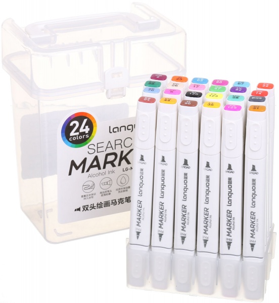 Набор маркеров Search markers 24 шт LG-M102 разноцветный 