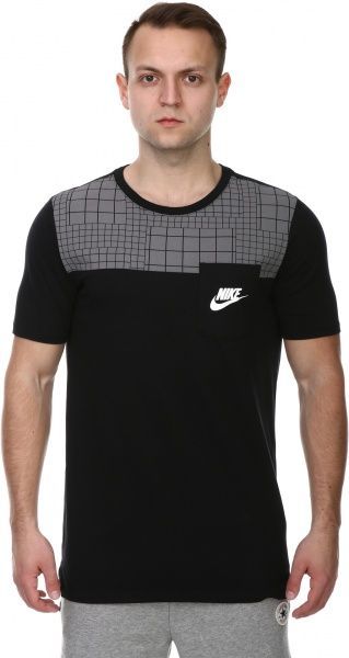 Футболка Nike M NSW TEE DRPTL AV15 PKT PRNT 834727-010 S чорний