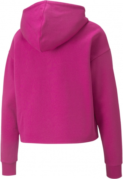 Джемпер Puma ESS Cropped Logo Hoodie TR 58687086 р. XS малиновий