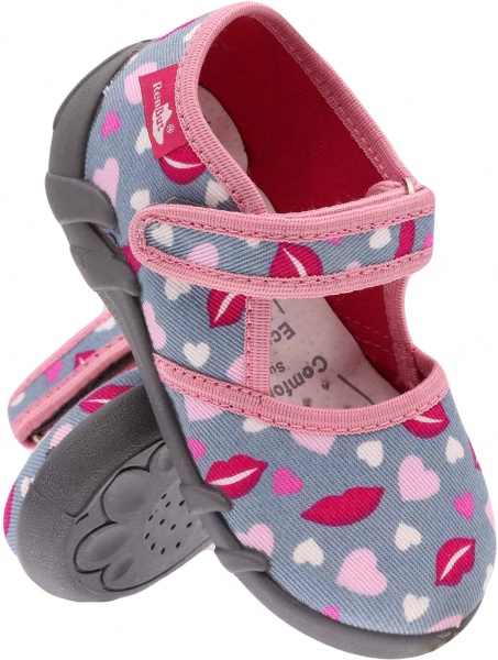 Капці дитячі RenBut Kiss р.26 сірий 13-105_P-0820-26 