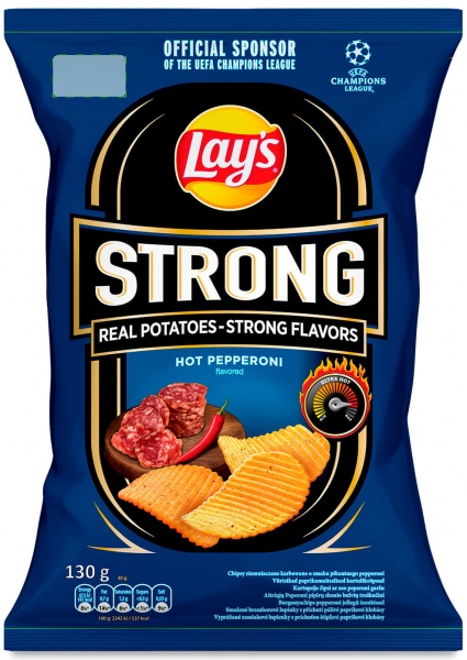 Чипси Lay's Hot Pepperoni Strong м/у 130г
