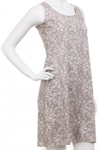 Нічна сорочка Trio BIZE принт квіти р.L оливковий