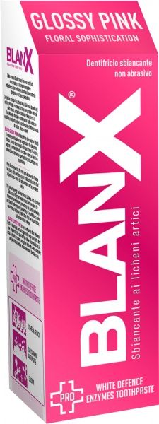Зубная паста Blanx Pro Glossy Pink с энзимами 75 мл