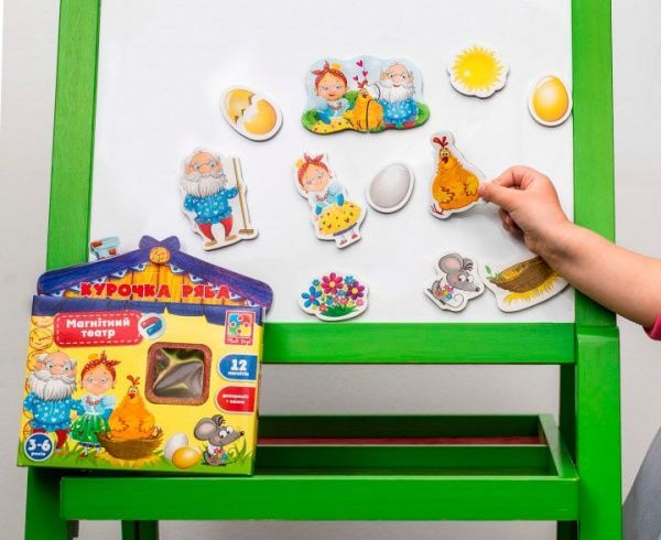 Игра магнитная Vladi Toys Магнитный театр. Курочка Ряба VT3206-27