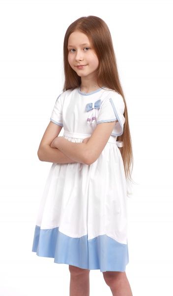 Платье Эдельвика 43-17/00 р.128 белый 