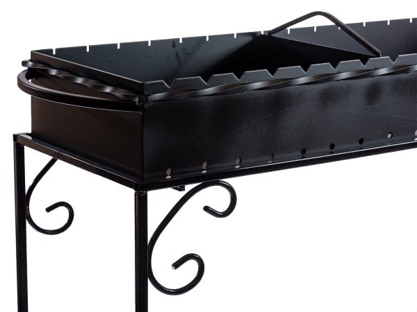 Мангал Metalzavod M15-3D на 15 шампуров 3 мм на дровнице