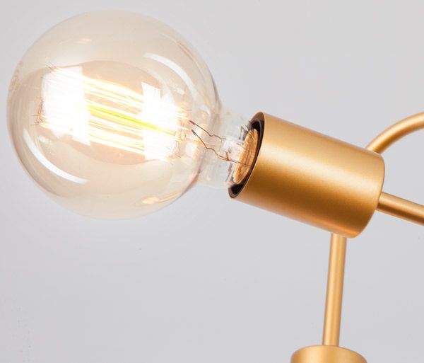 Люстра підвісна Strotskis Avion 6x40 Вт E27 золото 70058/6 