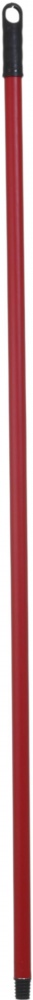 Ручка для швабры UP! (Underprice) металлическая с резьбой и колпачком 110 см красная