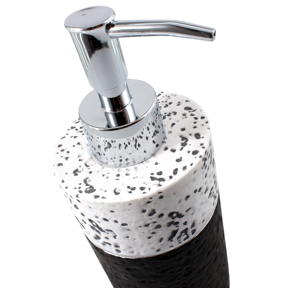 Дозатор для жидкого мыла Trento DualTone черно-белый