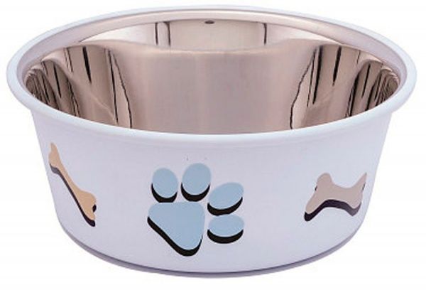 Миска Lilli Pet для собак Pet lunch 950 мл біла