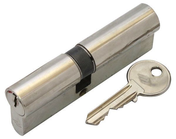Цилиндр ISEO 40x50 ключ-ключ 90 мм полированный хром