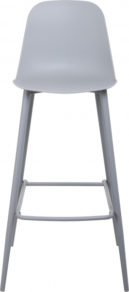 Стул барный Slim серый 