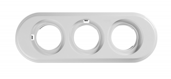 Рамка трехместная Bironi универсальная белый BF1-630-21