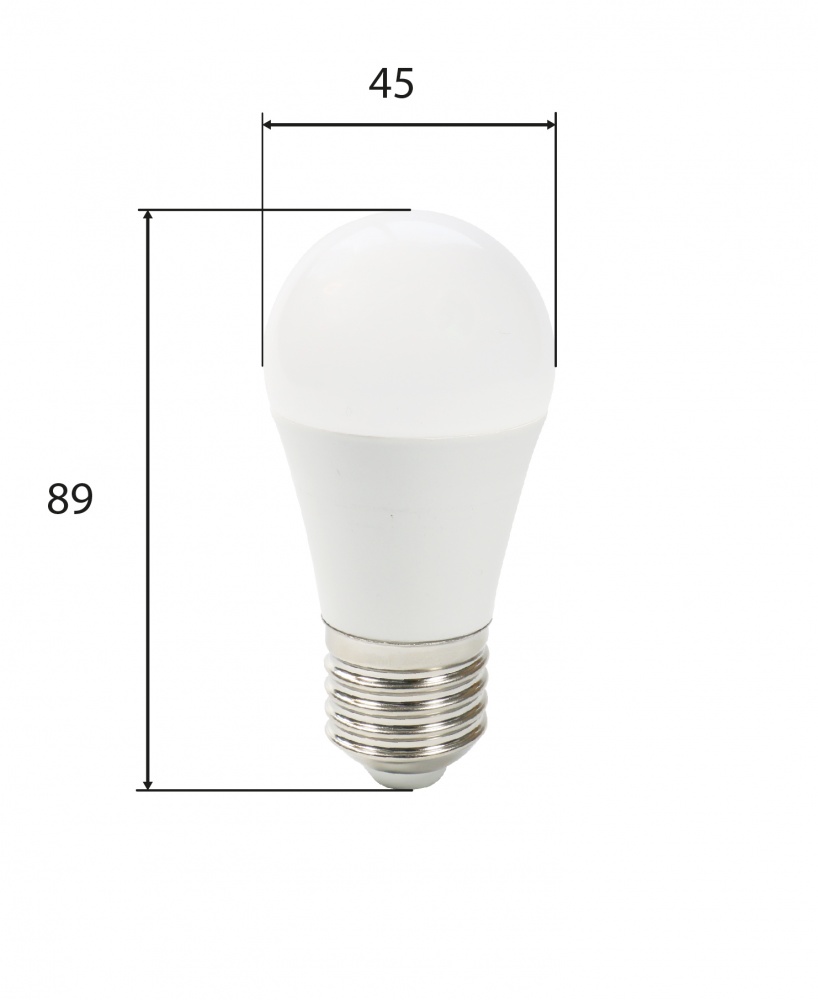 Лампа светодиодная Miorro 640 Лм 8 Вт G45 матовая E27 220 В 4000 К 51-314-008