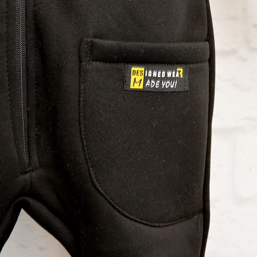 Ромпер-реглан унисекс Blanka р.110-116 черный 110845