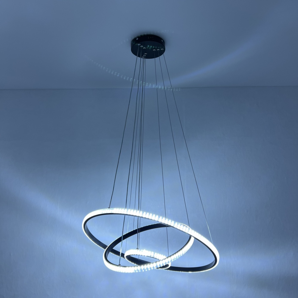 Люстра підвісна Luminaria 75 Вт LED-модуль 02 чорний JULIE CRYSTAL 75W 3R BLACK