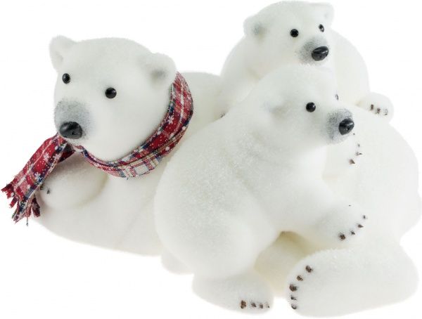 Декоративная фигура Мишка с семьей 56 см 