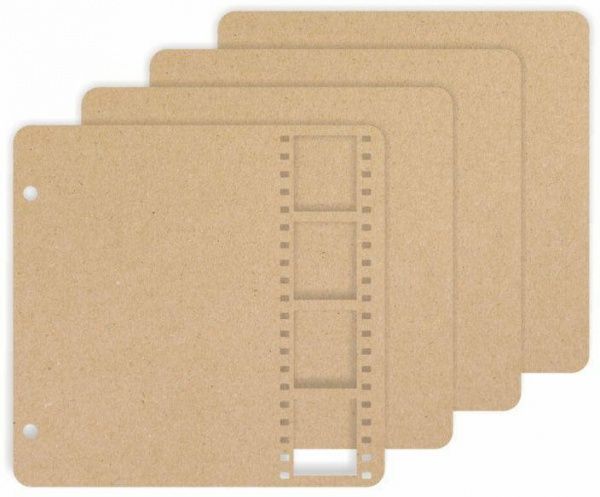 Заготівля для альбому «Фотоплівка», 20*20,5см, 4 ст., Rosa Talent 