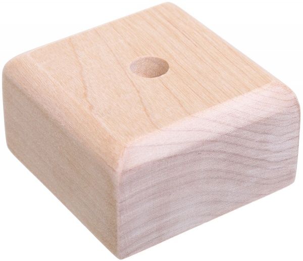 Мебельная ножка 55х55х30 мм без лаку 