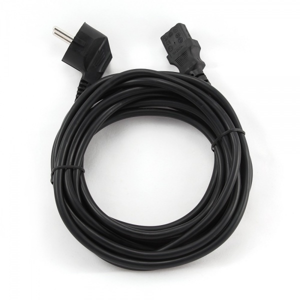Кабель Cablexpert силовой 5 м черный (PC-186-VDE-5M) CEE7/7-C13,VDE, 3х1мм кв 