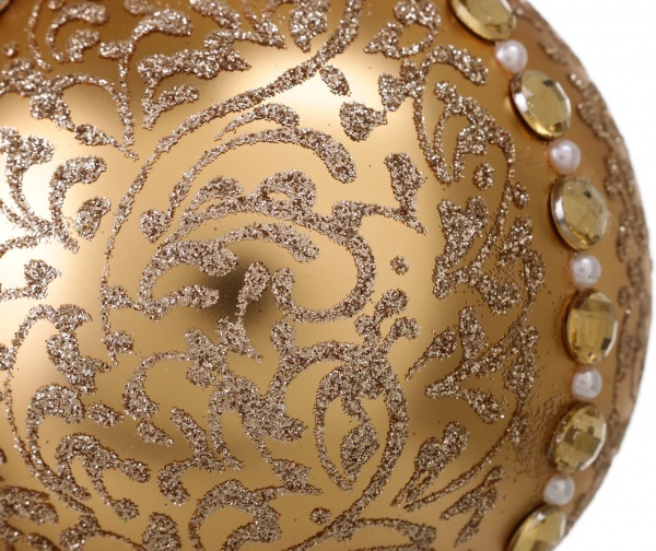 Шар новогодний Элит d 100 мм в ассортименте