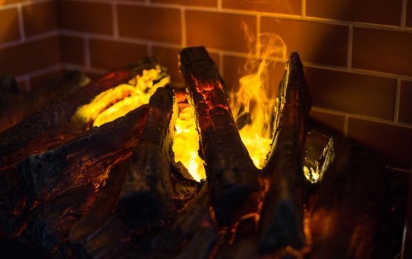 Камінокомплект ASTRA FLAME Юта Brown + Гефест