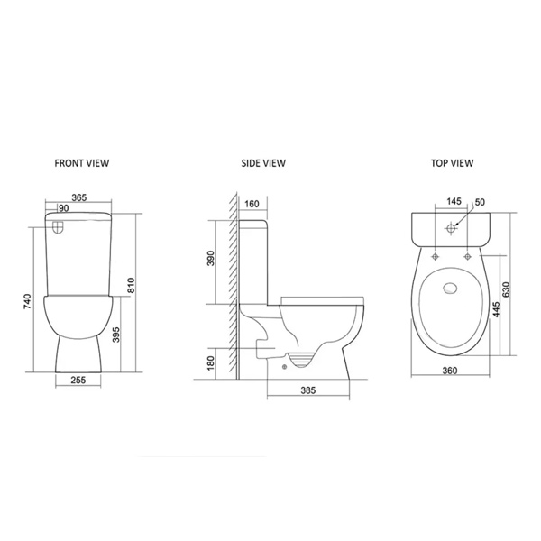 Унітаз-компакт Water House Modus tornado із сидінням duroplast soft-close.