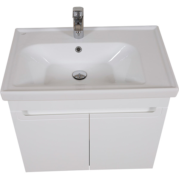 Тумба подвесная Aqua Rodos Омега з умивальником Frame 70 см белая АР000040333