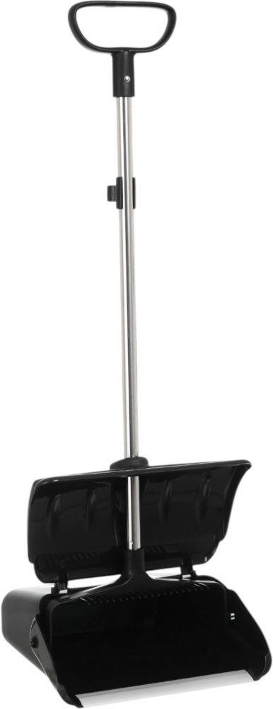 Комплект для уборки пола совок и щетка складные черный Profi OBERY 103 см