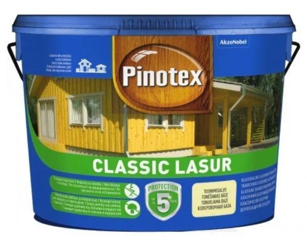 Деревозахисний засіб Pinotex Classic Lasur безбарвний мат 3 л