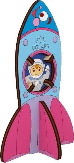 Раскраска UGEARS Ракета