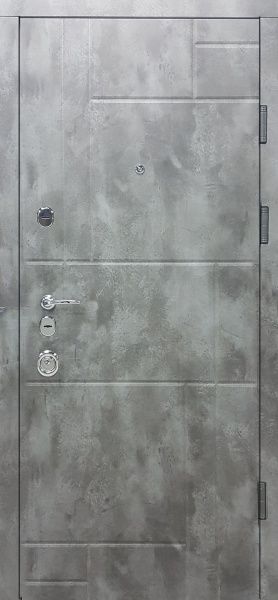 Двері вхідні Булат Максимум 166 сланець темний 2050x850мм ліві