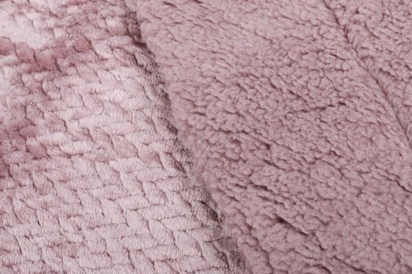 Покривало декоративне Коса Жакард 200x220 см La Nuit пудровий 