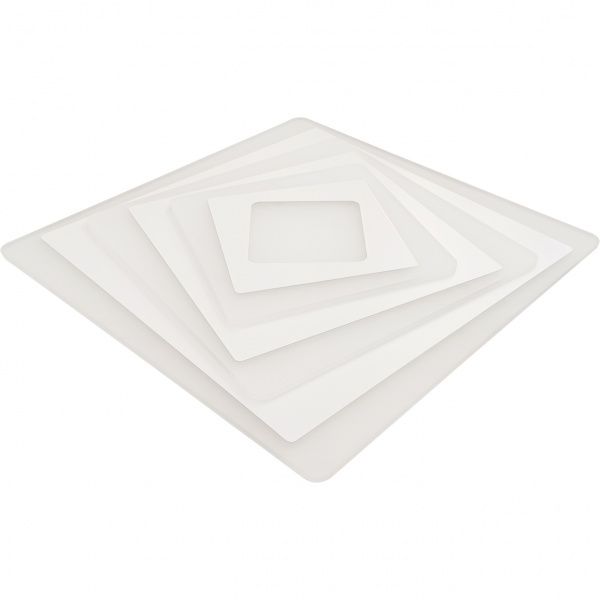 Світильник світлодіодний Hopfen з пультом ДК (plexiglas) 100 Вт білий 3000-6500 К QUADRA 100W 