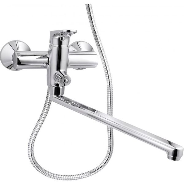 Смеситель для ванны Bravat Eler 2 в 1 F00449CP