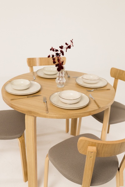 Стул Scandi Soft 800х480х440 мм бежевый / дуб