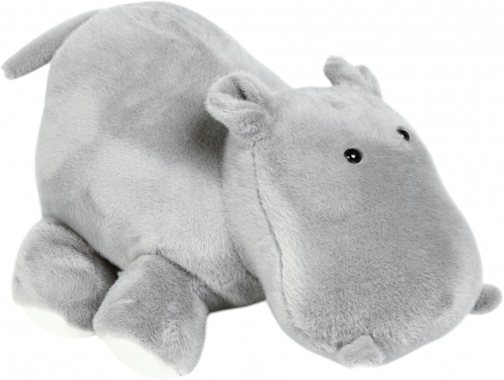 М'яка іграшка HW Plush Paws Бегемот 40 см сірий HF11394 16'-1 — фото 1