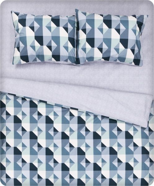 Комплект постільної білизни Green geometry 2 