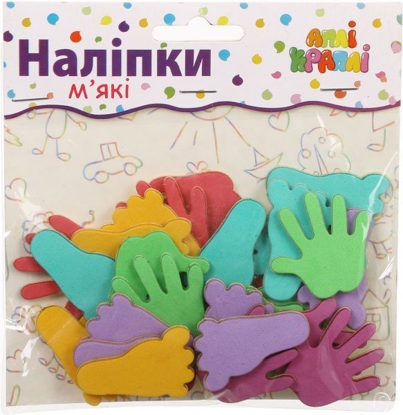 Набор наклеек Мягкие ладошки №11 8 шт.